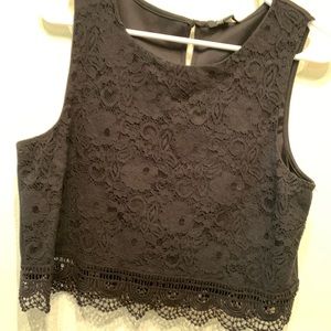 Forever 21 Lace Crop Top